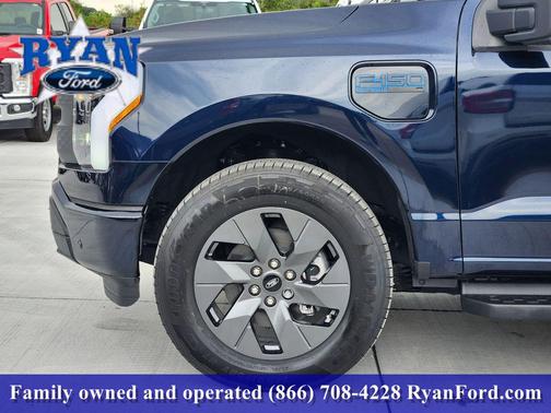 Antimatter Blue Metallic 2025 Ford F-150 Lightning Flash