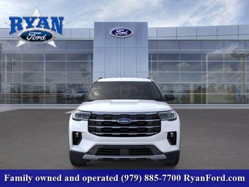 Star White Metallic Tri-Coat 2026 Ford Explorer Active