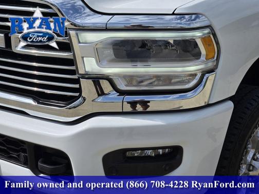 Bright White Clearcoat 2024 RAM 2500 Laramie Crew Cab 4x4 6'4' Box