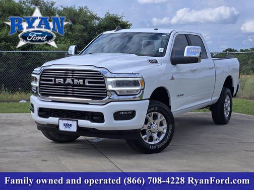 Bright White Clearcoat 2024 RAM 2500 Laramie Crew Cab 4x4 6'4' Box