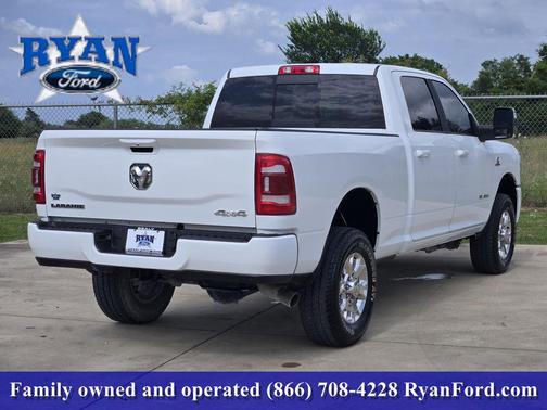 Bright White Clearcoat 2024 RAM 2500 Laramie Crew Cab 4x4 6'4' Box