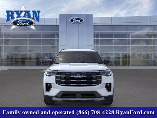 Space White Metallic 2026 Ford Explorer Active
