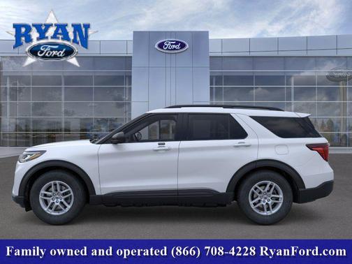 Space White Metallic 2026 Ford Explorer Active