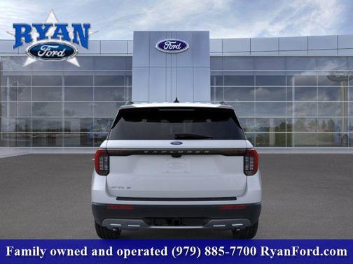 Space White Metallic 2026 Ford Explorer Active