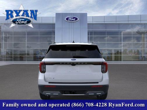 Space White Metallic 2026 Ford Explorer Active