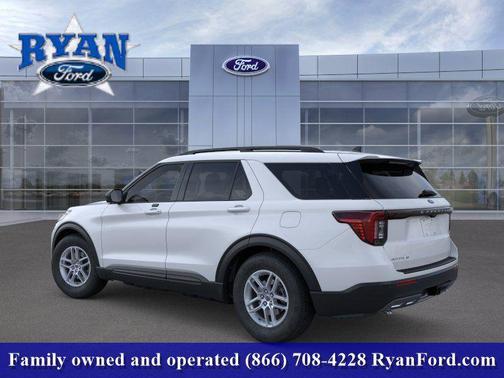 Space White Metallic 2026 Ford Explorer Active