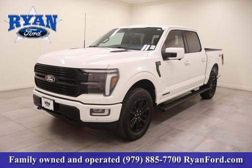 Star White Metallic Tri-Coat 2025 Ford F-150 Platinum