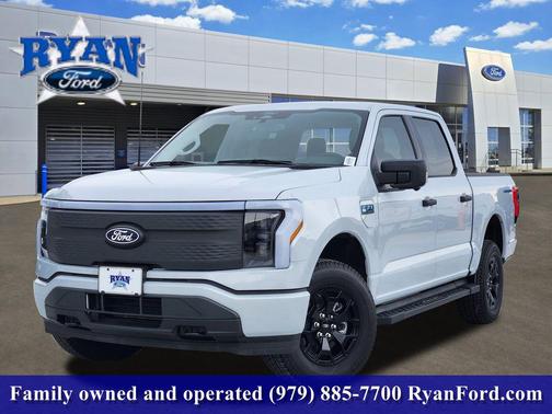 Space White Metallic 2025 Ford F-150 Lightning XLT