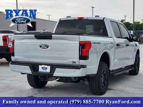 Space White Metallic 2025 Ford F-150 Lightning XLT