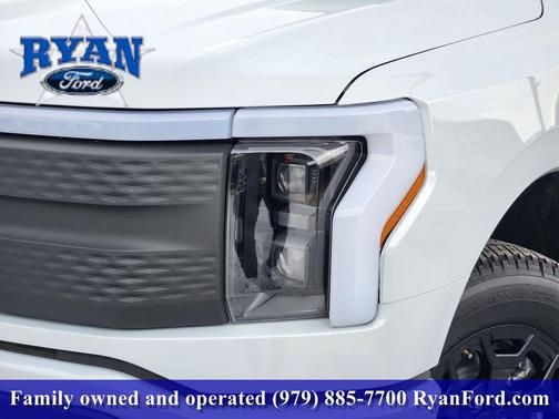 Space White Metallic 2025 Ford F-150 Lightning XLT