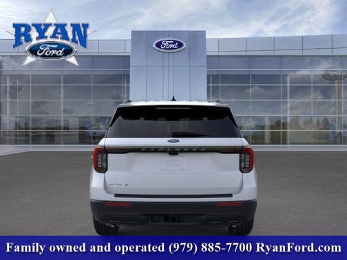 Space White Metallic 2026 Ford Explorer Active