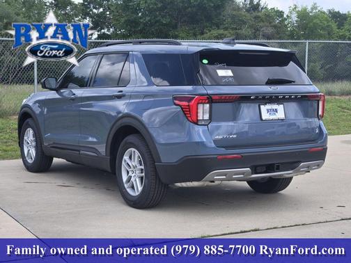 Vapor Blue Metallic 2026 Ford Explorer Active