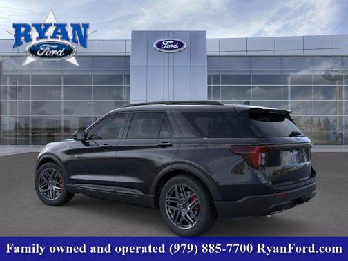 Agate Black Metallic 2026 Ford Explorer ST-Line