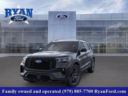 Agate Black Metallic 2026 Ford Explorer ST-Line