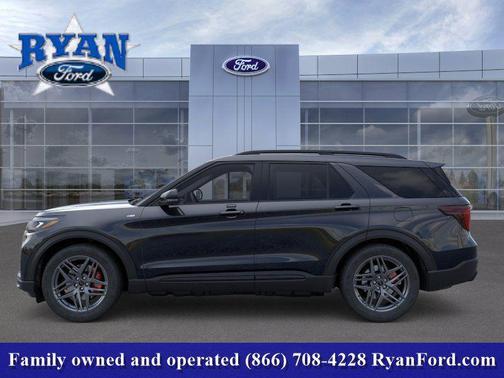 Agate Black Metallic 2026 Ford Explorer ST-Line