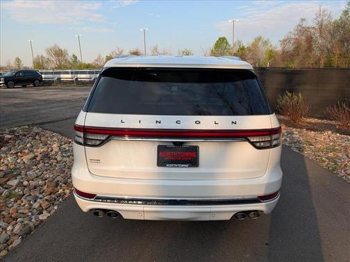 Pristine White 2022 Lincoln Aviator Black Label AWD