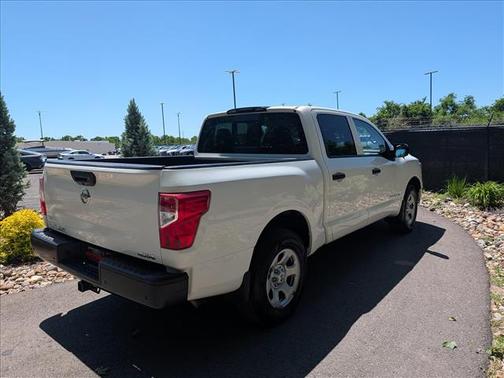 White 2021 Nissan Titan S