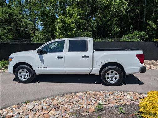 White 2021 Nissan Titan S