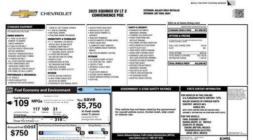 2025 Chevrolet Equinox EV LT