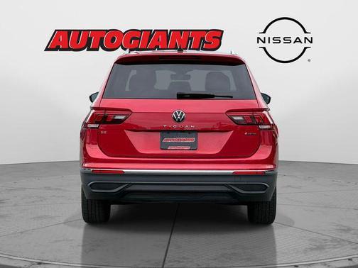 Red Metallic 2022 Volkswagen Tiguan 2.0T SE 4MOTION