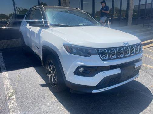 Bright White Clearcoat 2025 Jeep Compass Limited