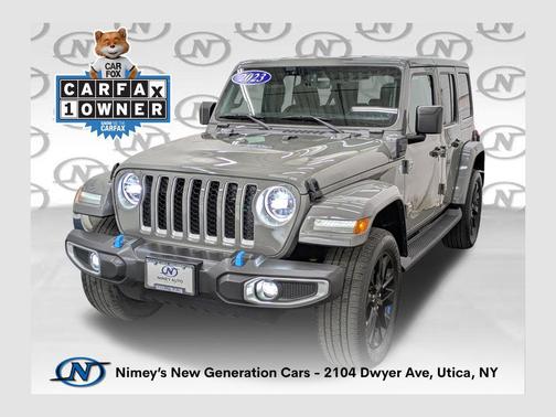 Sting-Gray Clearcoat 2023 Jeep Wrangler 4xe Sahara