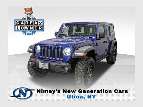 Ocean Blue Metallic Clearcoat 2020 Jeep Wrangler Unlimited Rubicon