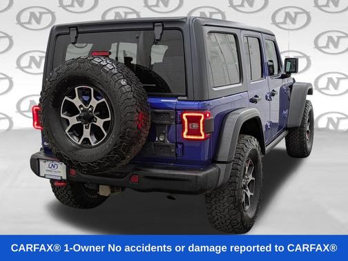 Ocean Blue Metallic Clearcoat 2020 Jeep Wrangler Unlimited Rubicon