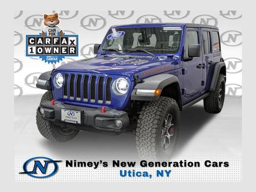 Ocean Blue Metallic Clearcoat 2020 Jeep Wrangler Unlimited Rubicon