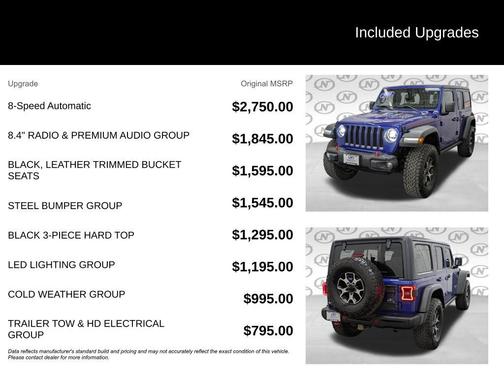 Ocean Blue Metallic Clearcoat 2020 Jeep Wrangler Unlimited Rubicon