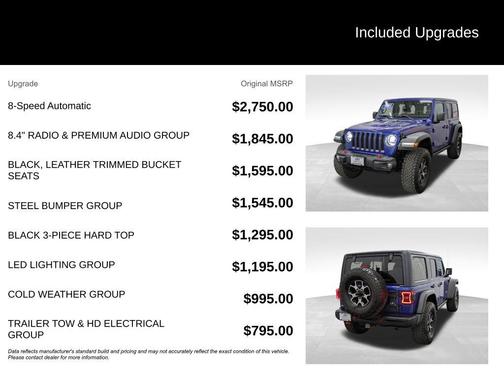 Ocean Blue Metallic Clearcoat 2020 Jeep Wrangler Unlimited Rubicon