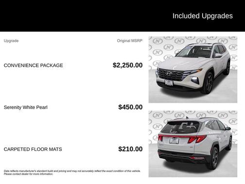 Serenity White Pearl 2023 Hyundai TUCSON SEL