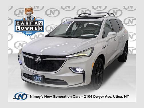 White Frost Tricoat 2023 Buick Enclave Essence AWD