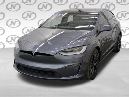 Midnight Silver Metallic 2022 Tesla Model X Dual Motor All-Wheel Drive