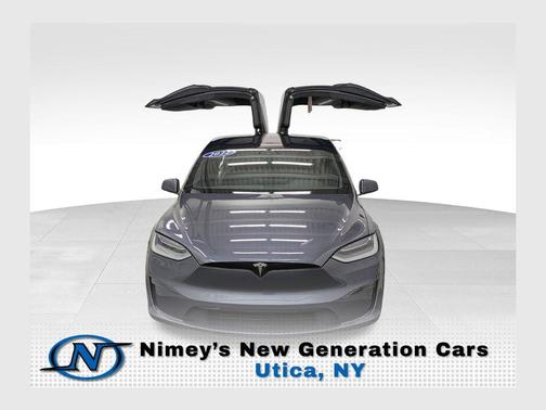 Midnight Silver Metallic 2022 Tesla Model X Dual Motor All-Wheel Drive