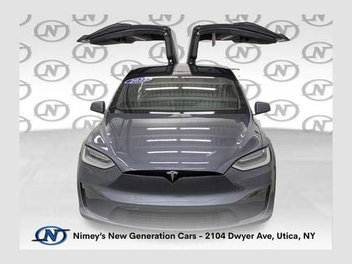 Midnight Silver Metallic 2022 Tesla Model X Dual Motor All-Wheel Drive