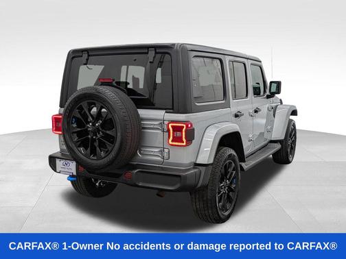 Silver Zynith Clearcoat 2023 Jeep Wrangler 4xe Sahara