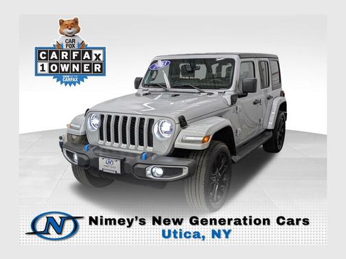 Silver Zynith Clearcoat 2023 Jeep Wrangler 4xe Sahara