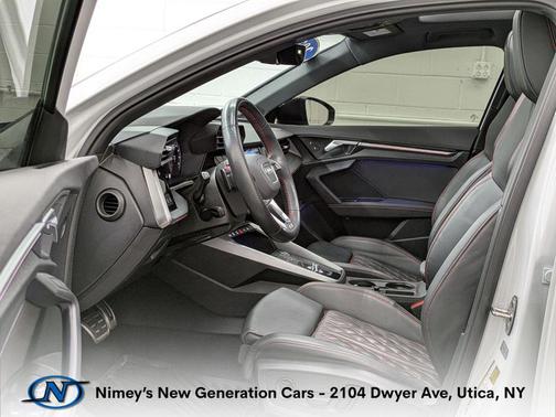 Glacier White Metallic 2024 Audi S3 Premium Plus TFSI quattro S tronic