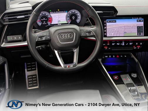 Glacier White Metallic 2024 Audi S3 Premium Plus TFSI quattro S tronic