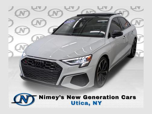 Glacier White Metallic 2024 Audi S3 Premium Plus TFSI quattro S tronic