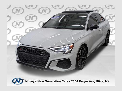 Glacier White Metallic 2024 Audi S3 Premium Plus TFSI quattro S tronic