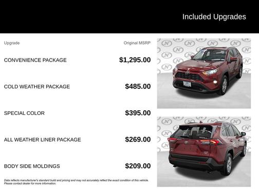 Ruby Flare Pearl 2019 Toyota RAV4 XLE
