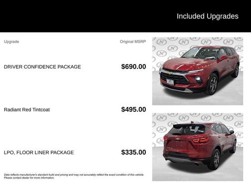 Radiant Red Tintcoat 2023 Chevrolet Blazer 2LT