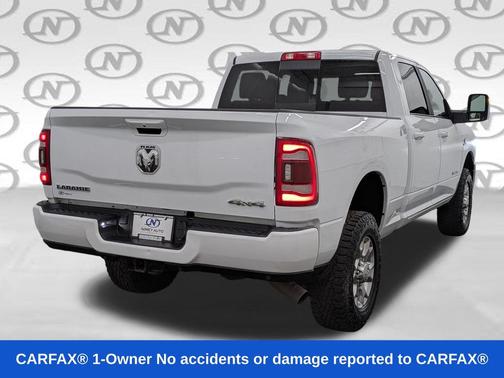 Bright White Clearcoat 2024 RAM 2500 Laramie Crew Cab 4x4 6'4' Box