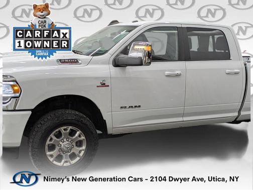 Bright White Clearcoat 2024 RAM 2500 Laramie Crew Cab 4x4 6'4' Box