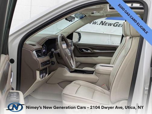 White Frost Tricoat 2021 GMC Yukon Denali