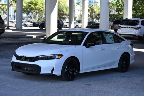 Platinum White Pearl 2026 Honda Civic Sport