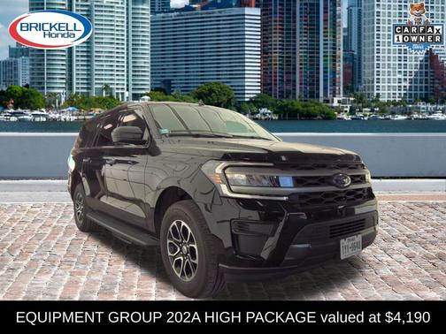 AGATE BLACK METALLIC 2024 Ford Expedition Max XLT