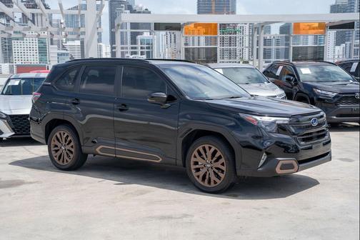Crystal Black Silica 2025 Subaru Forester Sport